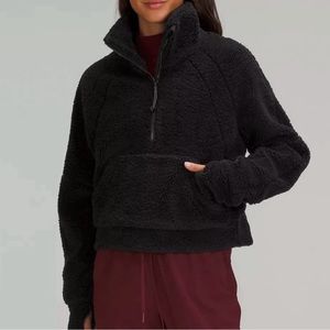 Lululemon Black Sherpa Scuba Half-Zip